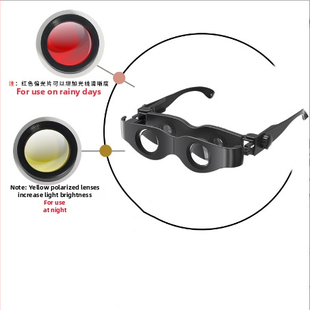 Rybársky ďalekohľad s HD optikou, nastaviteľným zväčšením a polarizovanou šošovkou pre outdoorové rybárčenie