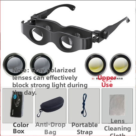 Rybársky ďalekohľad s HD optikou, nastaviteľným zväčšením a polarizovanou šošovkou pre outdoorové rybárčenie