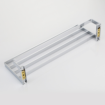 Moderne minimalistički set za kupaonu od čistog bakra s kromiranom završnom obradom, držač ručnika, 2-6 dijelova