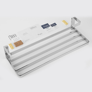 Moderne minimalistički set za kupaonu od čistog bakra s kromiranom završnom obradom, držač ručnika, 2-6 dijelova