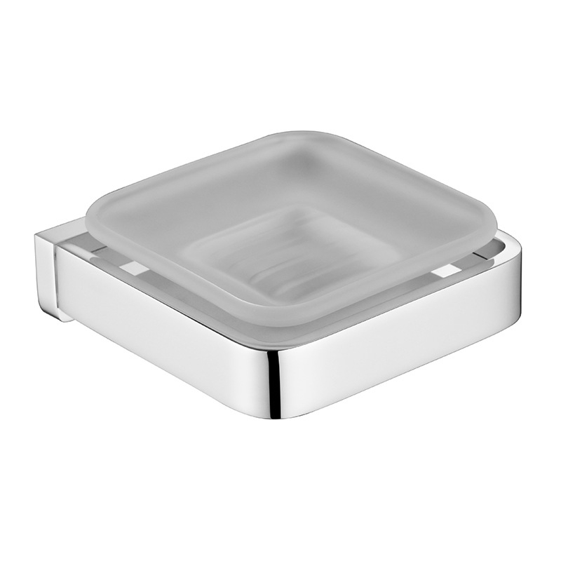 Moderne minimalistički set za kupaonu od čistog bakra s kromiranom završnom obradom, držač ručnika, 2-6 dijelova