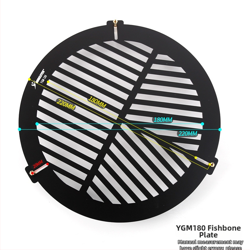 Star Edge hliníková zliatina fókusná platňa v tvare rybej kosti pre astronomický ďalekohľad