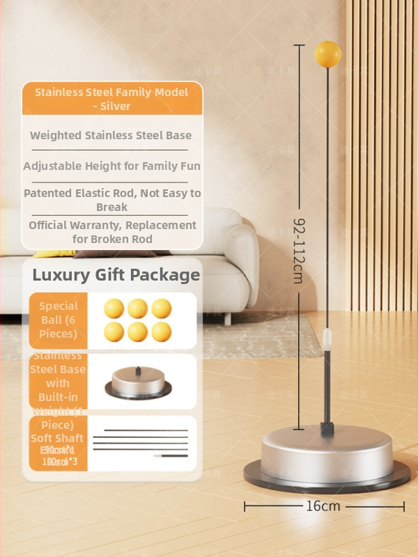 Μπάλα επιτραπέζιας για εσωτερική προπόνηση με ανάκρουση (Πλαστικό, Μοντέλο CY942389370706, Εσωτερική χρήση)