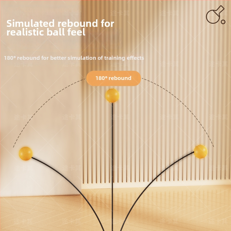 Μπάλα επιτραπέζιας για εσωτερική προπόνηση με ανάκρουση (Πλαστικό, Μοντέλο CY942389370706, Εσωτερική χρήση)