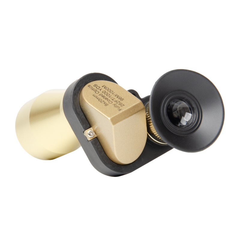 Монокулярен телескоп, полуметален корпус, модел 8x20 ъглов телескоп, 10x увеличение, зрително поле 96 м/1000 м, Global Eagle