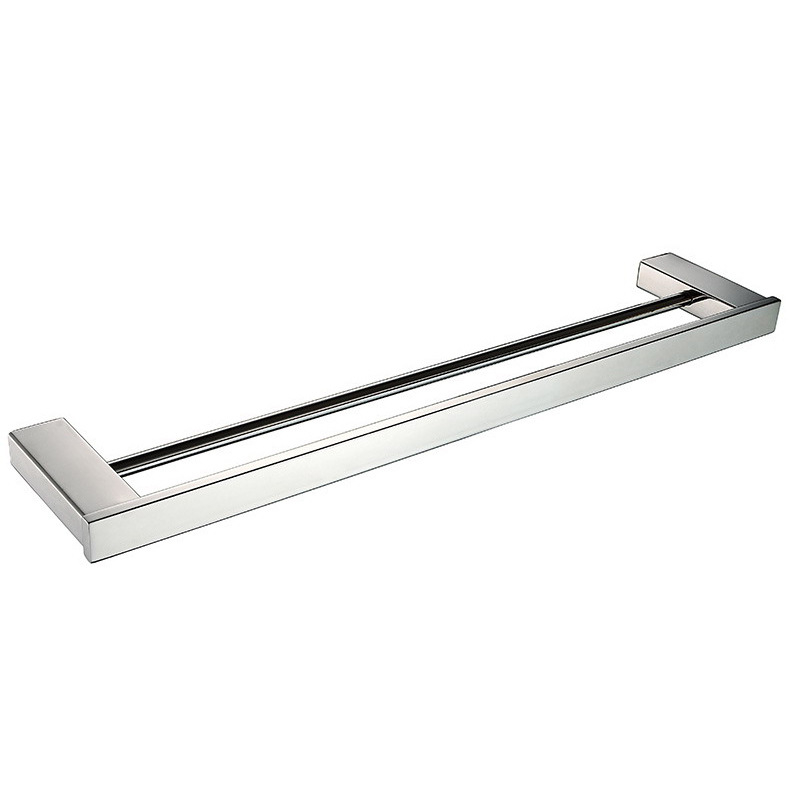 Europski stil stalak za ručnike od nehrđajućeg čelika - set, 2 sloja, nosivost 10 kg, moderni minimalistički dizajn (Model GJ2014)