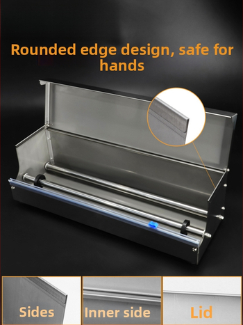 Mașină manuală de ambalat fructe cu folie alimentară, sigilare și tăietor de folie