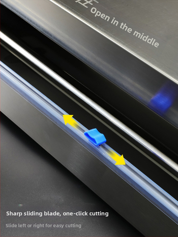 Mașină manuală de ambalat fructe cu folie alimentară, sigilare și tăietor de folie