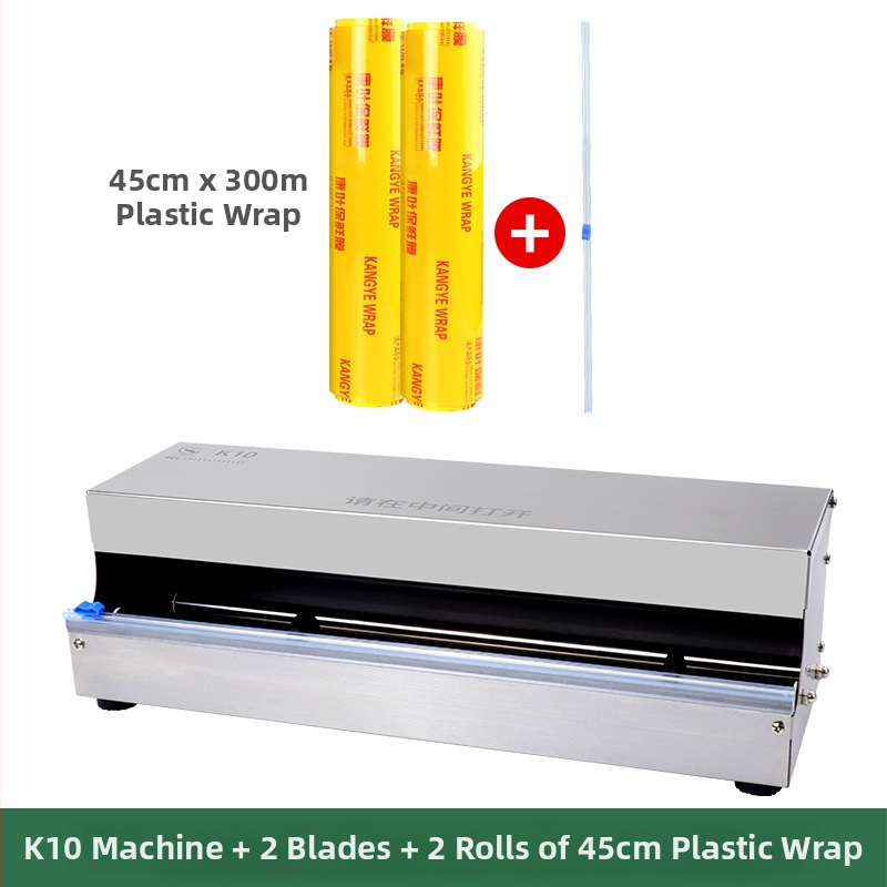 Mașină manuală de ambalat fructe cu folie alimentară, sigilare și tăietor de folie