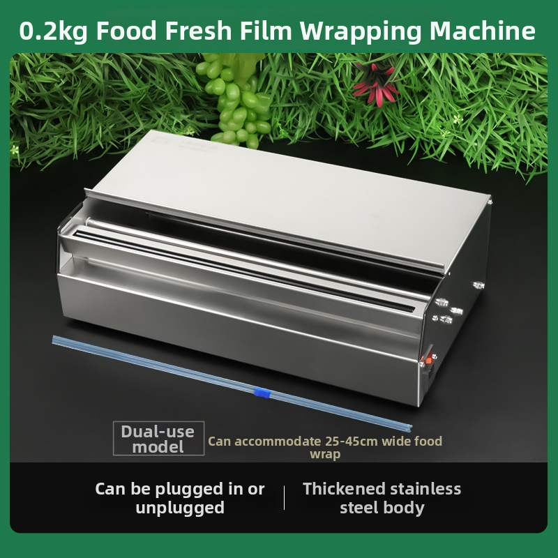 Mașină manuală de ambalat fructe cu folie alimentară, sigilare și tăietor de folie