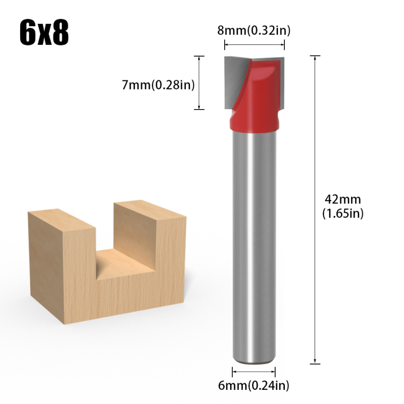Faipari maró bottoming, slotting, trimming és chamfering fából, MDF és laminált lemezekhez