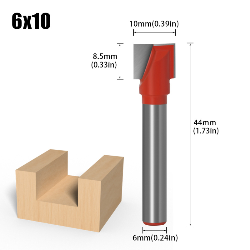 Faipari maró bottoming, slotting, trimming és chamfering fából, MDF és laminált lemezekhez