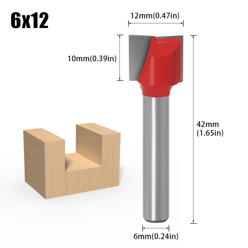 Faipari maró bottoming, slotting, trimming és chamfering fából, MDF és laminált lemezekhez