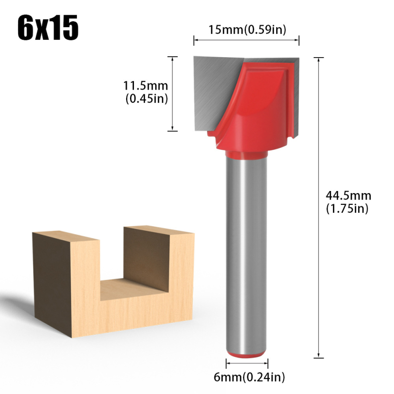 Faipari maró bottoming, slotting, trimming és chamfering fából, MDF és laminált lemezekhez