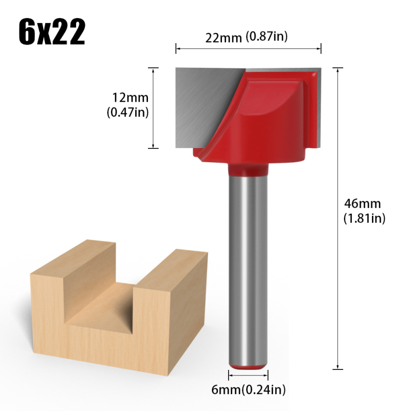 Faipari maró bottoming, slotting, trimming és chamfering fából, MDF és laminált lemezekhez