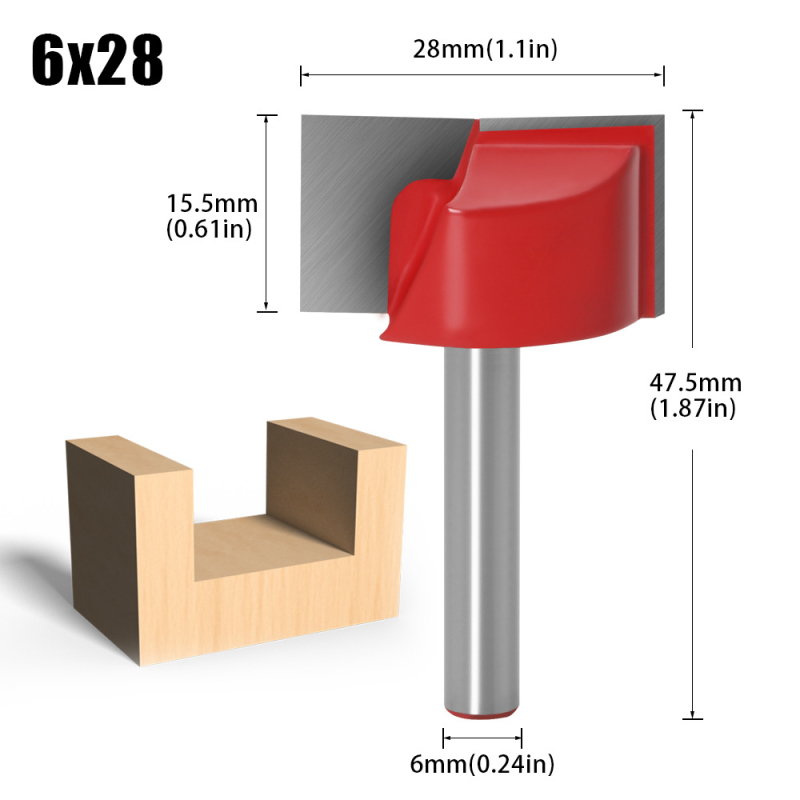 Faipari maró bottoming, slotting, trimming és chamfering fából, MDF és laminált lemezekhez
