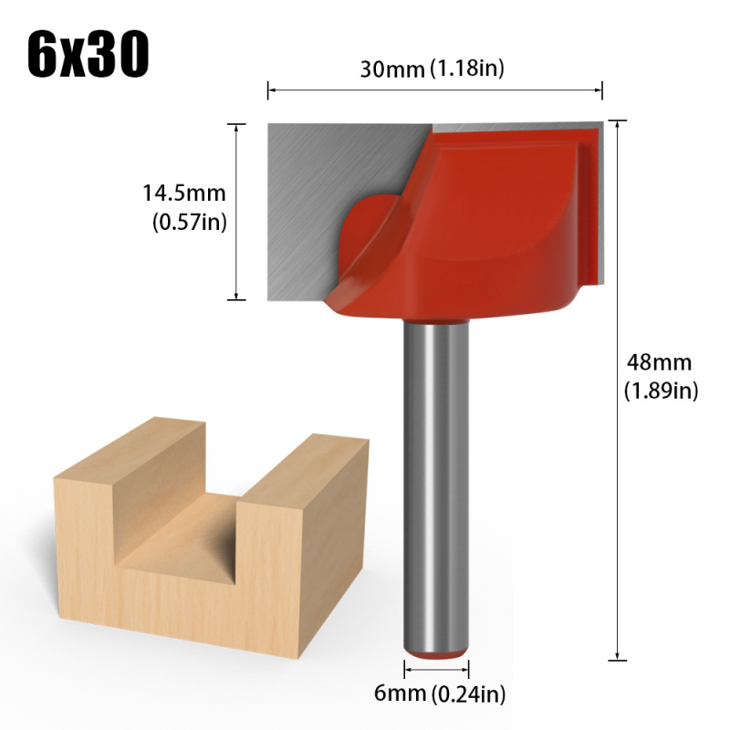 Faipari maró bottoming, slotting, trimming és chamfering fából, MDF és laminált lemezekhez