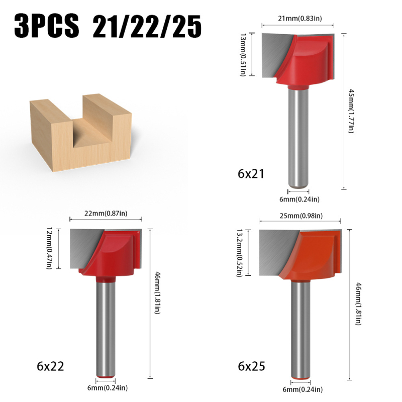 Faipari maró bottoming, slotting, trimming és chamfering fából, MDF és laminált lemezekhez
