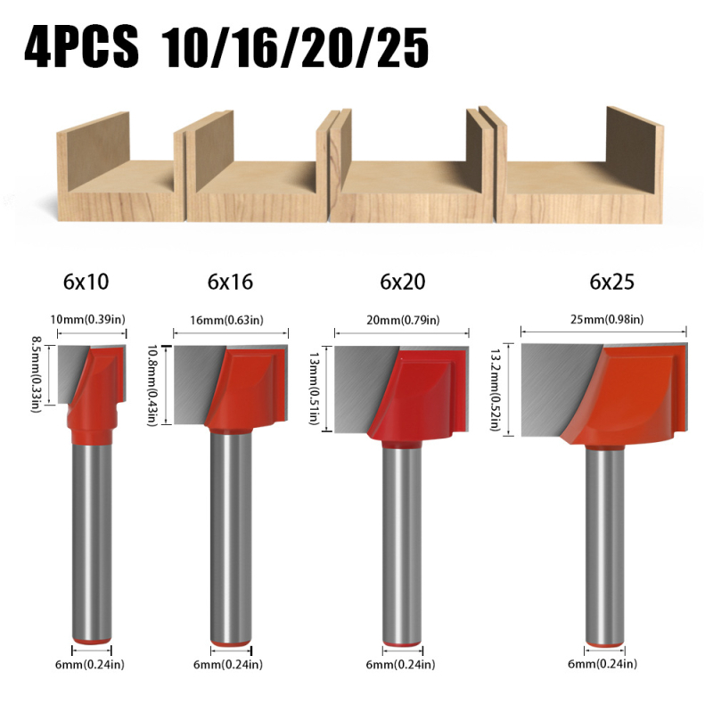 Faipari maró bottoming, slotting, trimming és chamfering fából, MDF és laminált lemezekhez