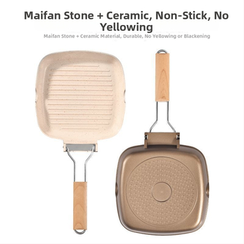 Pánev na vyprážanie z hliníkovej zliatiny, keramická nepriľnavá vrstva, kompatibilná s indukčnou doskou, hĺbka 3,5 cm, hmotnosť 830 g