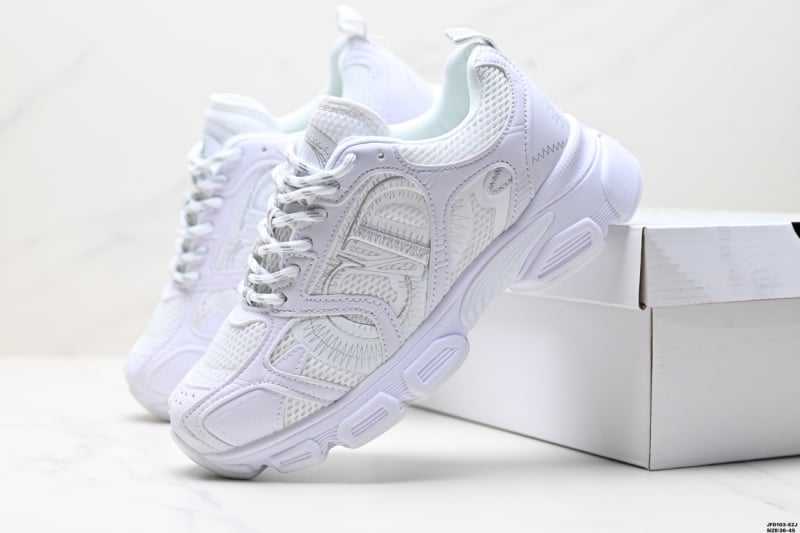 Pantofi de alergare – Unisex, închidere cu șireturi, talpă Goodyear, partea superioară din piele de vițel + țesătură, căptușeală PU