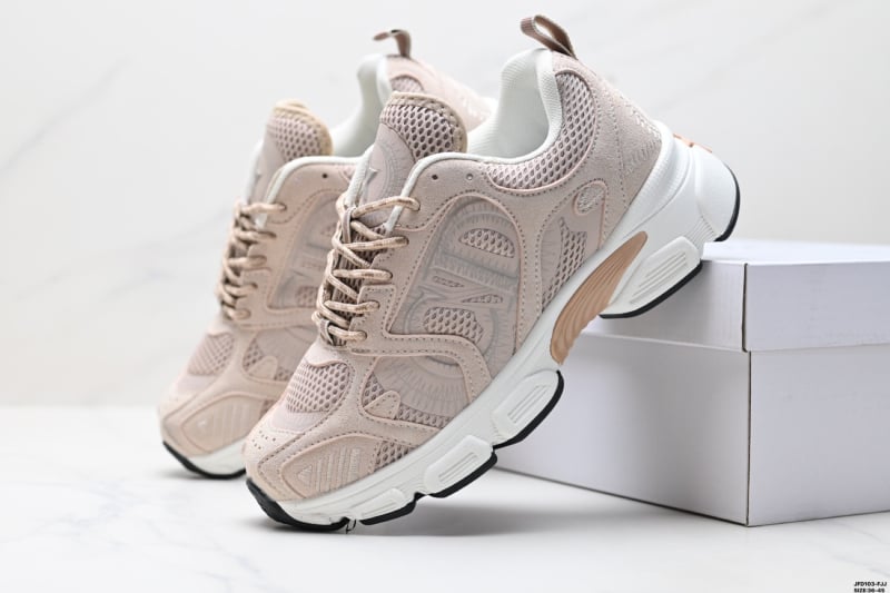 Pantofi de alergare – Unisex, închidere cu șireturi, talpă Goodyear, partea superioară din piele de vițel + țesătură, căptușeală PU