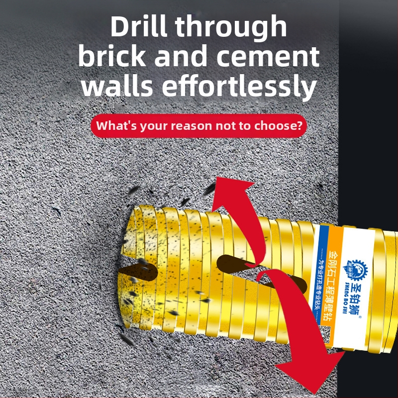San Platinum Lion vrták na suché vŕtanie do betónových stien – otvorovač otvorov