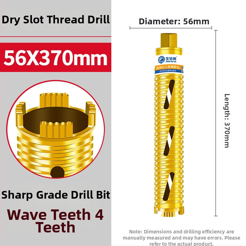 San Platinum Lion vrták na suché vŕtanie do betónových stien – otvorovač otvorov