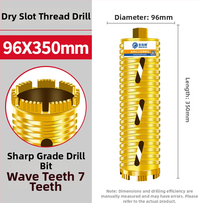 San Platinum Lion vrták na suché vŕtanie do betónových stien – otvorovač otvorov