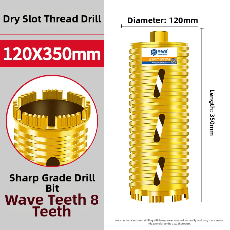 San Platinum Lion vrták na suché vŕtanie do betónových stien – otvorovač otvorov