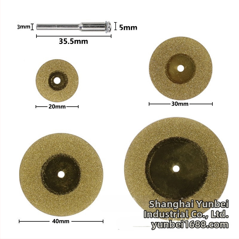 Diamantová brúsna ihla na rezbárstvo jade – škrabanie, brúsenie, vŕtanie, DIY remeslá, gravírovanie; nástroj s veľkou hlavou na brúske; Yunbei, 20 000 rpm, pre iné materiály, pre brúsne disky