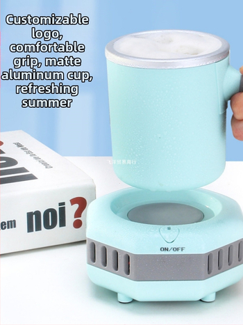 Prenosný mini chladiaci pohár na rýchle chladenie nápojov – 220V, vhodný do kancelárie, internátu a auta