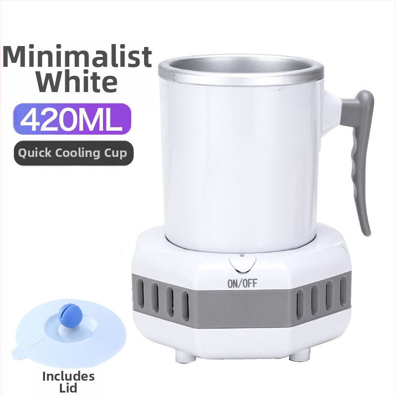 Prenosný mini chladiaci pohár na rýchle chladenie nápojov – 220V, vhodný do kancelárie, internátu a auta