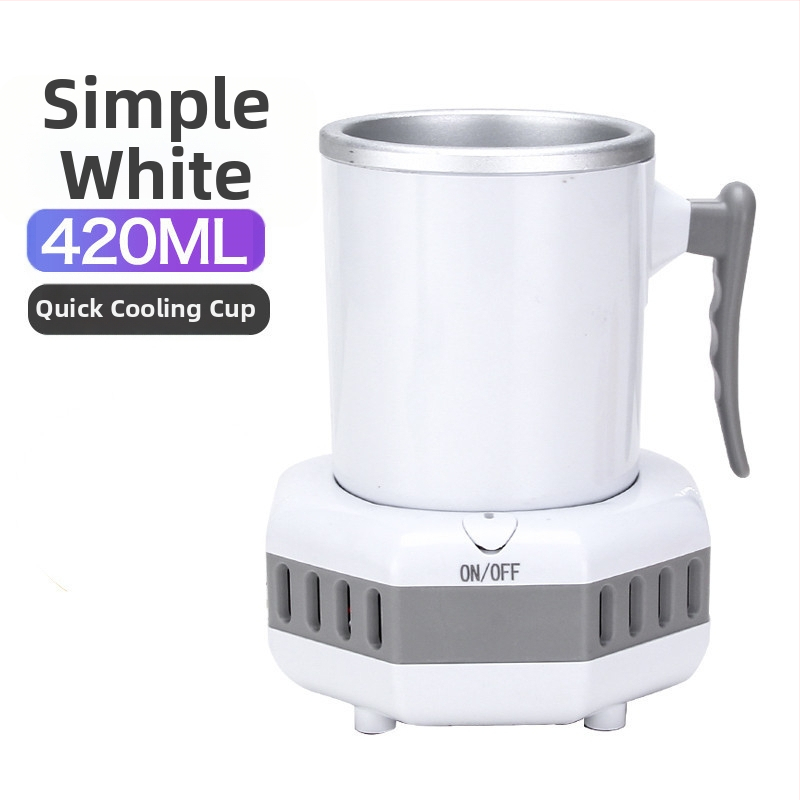 Prenosný mini chladiaci pohár na rýchle chladenie nápojov – 220V, vhodný do kancelárie, internátu a auta