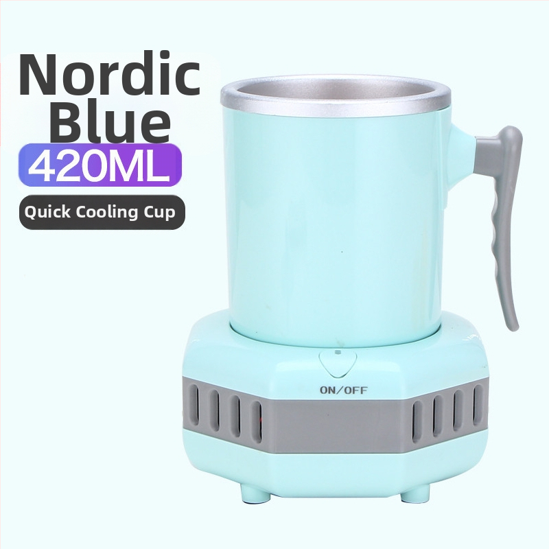 Prenosný mini chladiaci pohár na rýchle chladenie nápojov – 220V, vhodný do kancelárie, internátu a auta
