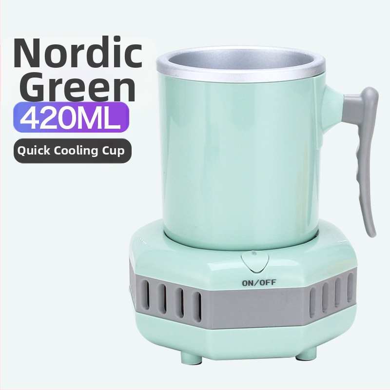 Prenosný mini chladiaci pohár na rýchle chladenie nápojov – 220V, vhodný do kancelárie, internátu a auta