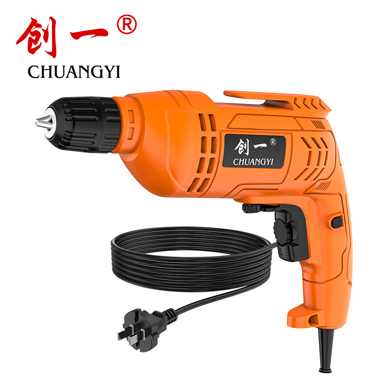 Create One Kézi elektromos fúró – Multifunkcionális, 220V, lépésmentes fordulatszabályozás, háromcsúcsos tokmány, otthoni dekorációhoz