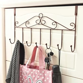 Закачалник за врата без пробиване за кухня и баня, неръждаема стомана, стенен монтаж, без следи, за палта и шапки; CE сертификация; код на продукта 250711baihuo-14lr