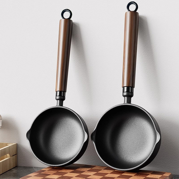 Lijevano željezno duboko tava za izlijevanje ulja, neprijanjajuća, model 985