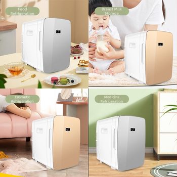 Polovodičná automobilová chladička | 50W, 12V/220V, 2°C chladenie, 65°C ohrev, plastové telo