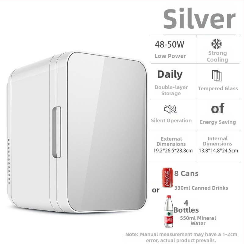 Polovodičná automobilová chladička | 50W, 12V/220V, 2°C chladenie, 65°C ohrev, plastové telo