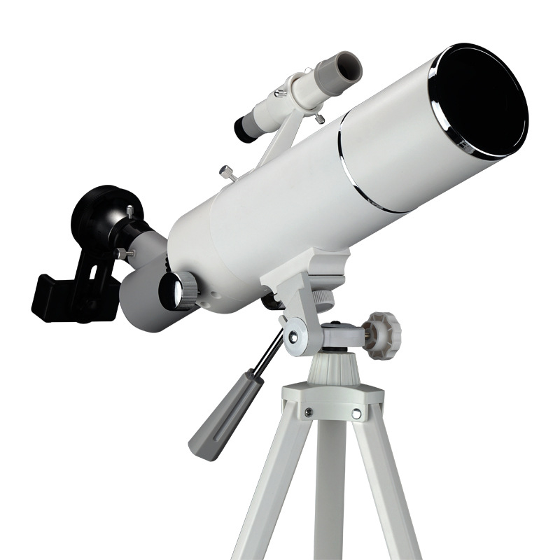 Астрономически телескоп с голям екран и свързване към смартфон за HD снимки и видеоклипове; голям апертура.