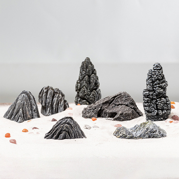 Piatră rockery pentru bonsai — decor interior, ciment compozit, stil pastoral, marcă Fir Plum, Meșteșug 3488641