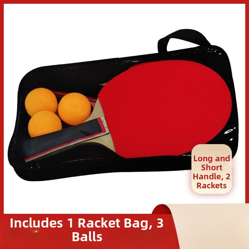 Ping-pong raketa pre začiatočníkov – PP materiál, kompatibilná s držaním Shakehand a Penhold, tréningová raketa na súťaže