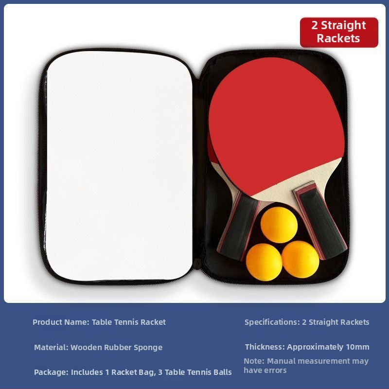 Ping-pong raketa pre začiatočníkov – PP materiál, kompatibilná s držaním Shakehand a Penhold, tréningová raketa na súťaže