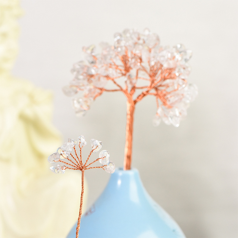 Teáscsésze állvány kristályból – kristály durva kő, új kínai stílus, Zhishanfang márka, nagykereskedelmi csomagolás