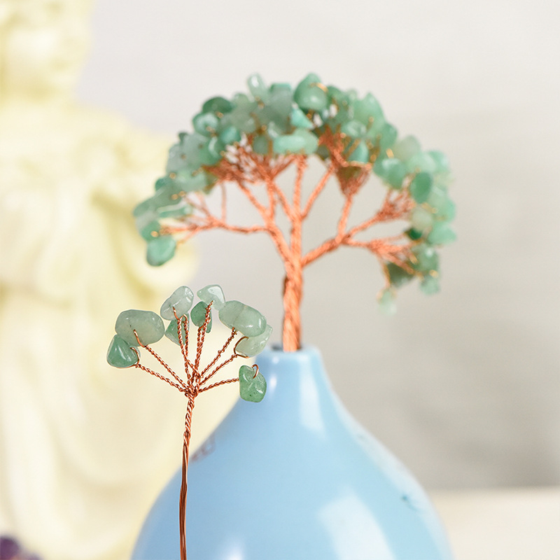 Teáscsésze állvány kristályból – kristály durva kő, új kínai stílus, Zhishanfang márka, nagykereskedelmi csomagolás