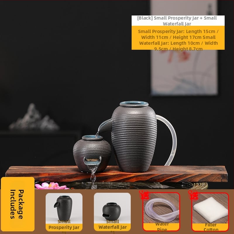 Κεραμικό διακοσμητικό ενυδρείου με γλασαρισμένη επιφάνεια, νέο κινεζικό στυλ, πολύχρωμη γλάσα