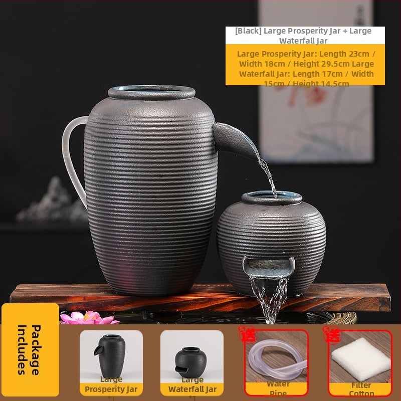 Κεραμικό διακοσμητικό ενυδρείου με γλασαρισμένη επιφάνεια, νέο κινεζικό στυλ, πολύχρωμη γλάσα