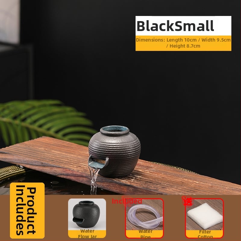 Κεραμικό διακοσμητικό ενυδρείου με γλασαρισμένη επιφάνεια, νέο κινεζικό στυλ, πολύχρωμη γλάσα